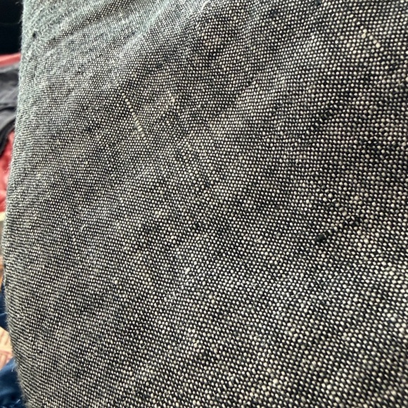 J. Jill Love Linen wide leg crop side zip black gray linen pants sz 2X - Picture 12 of 12